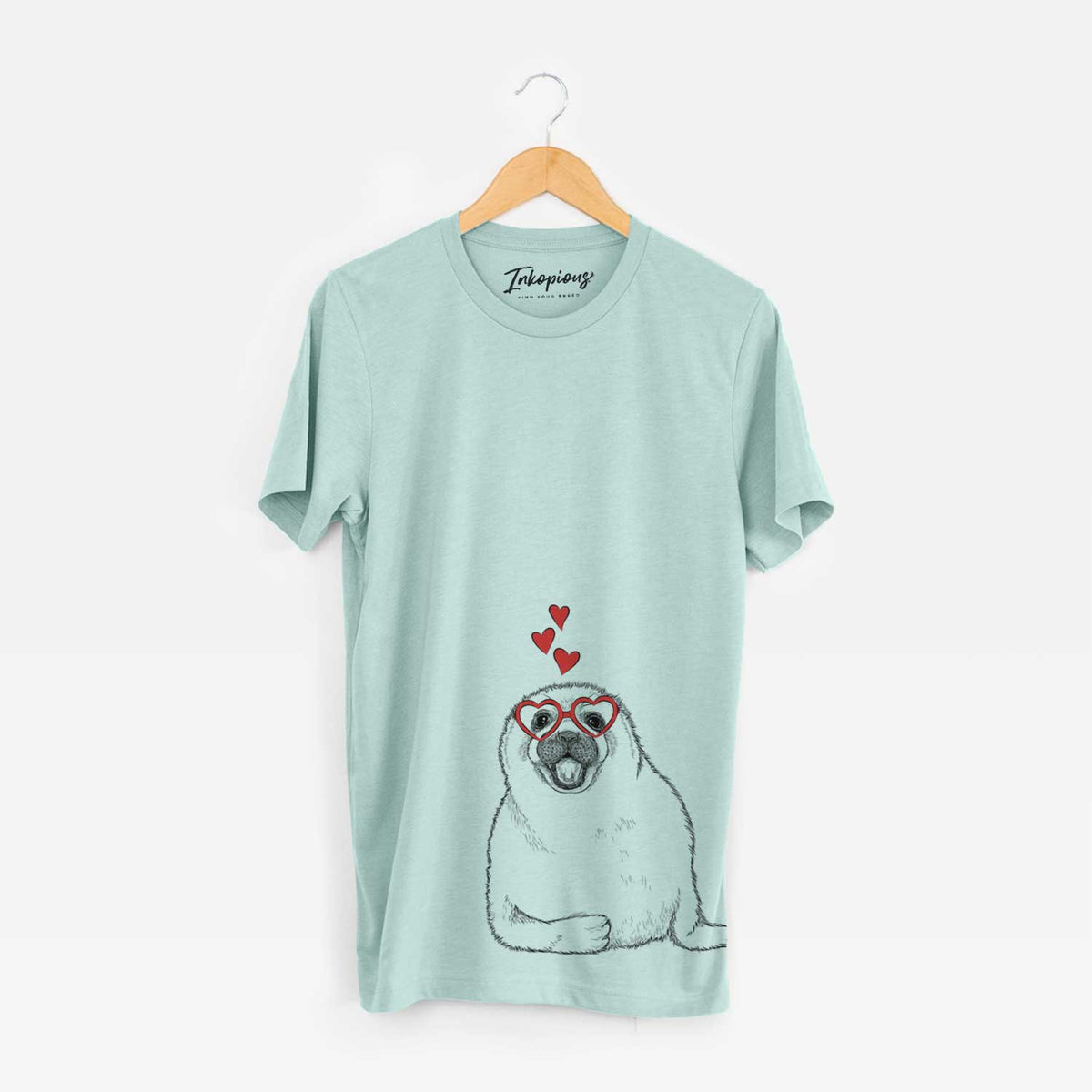 Valentine Bub the Harp Seal - Unisex Crewneck