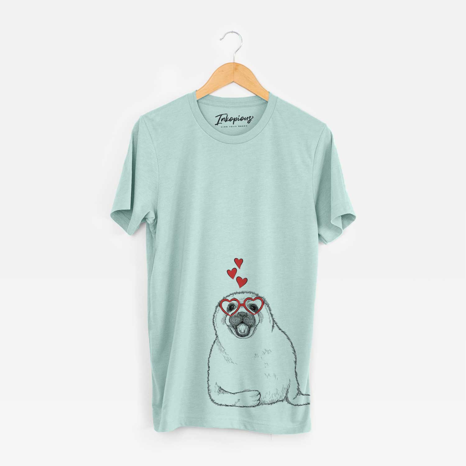 Valentine Bub the Harp Seal - Unisex Crewneck
