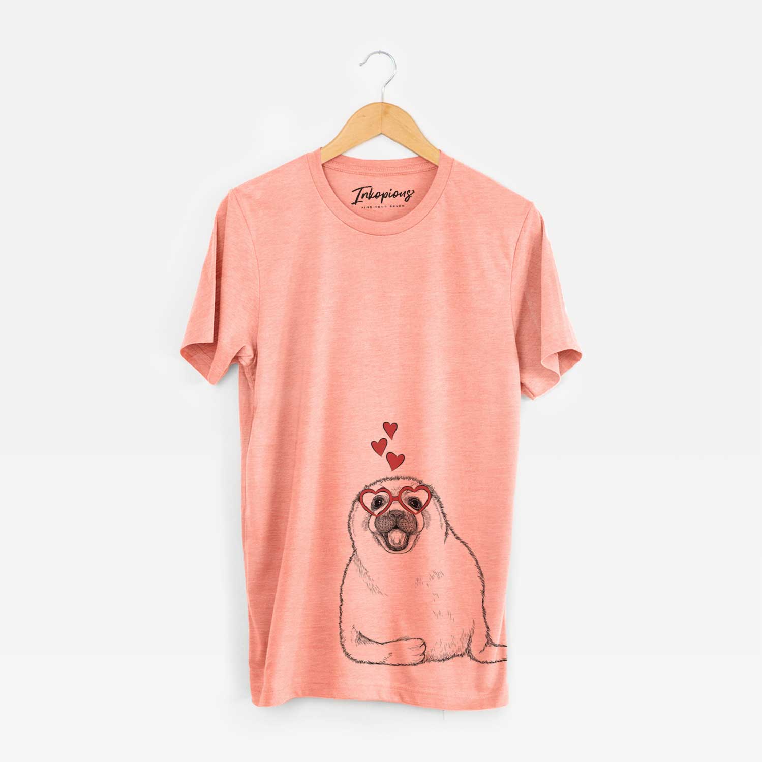 Valentine Bub the Harp Seal - Unisex Crewneck