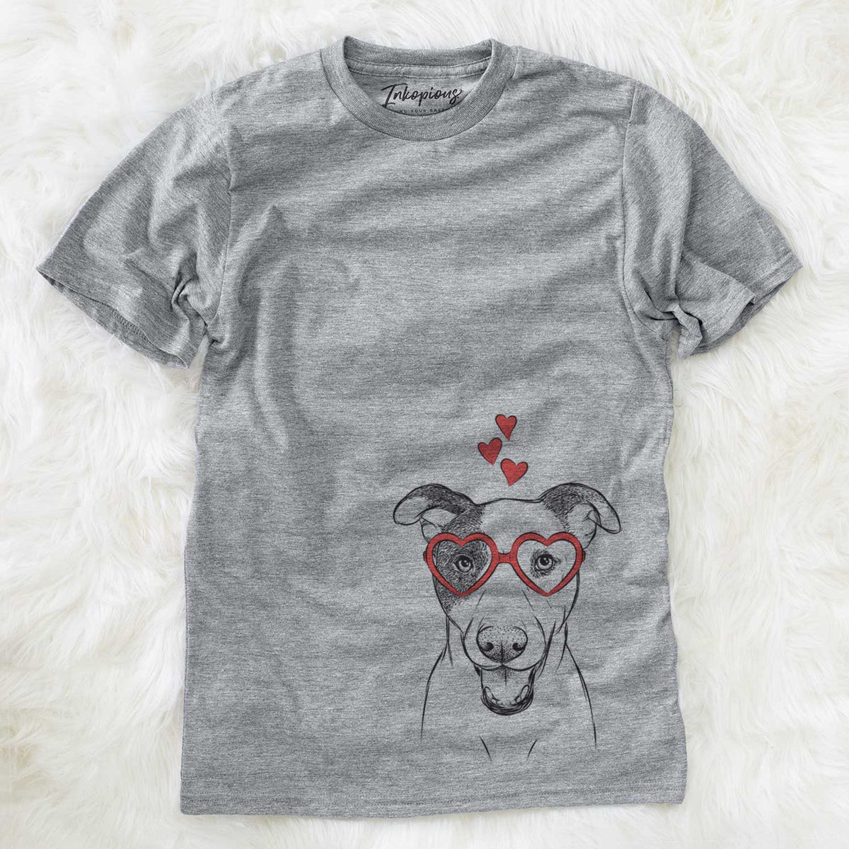 Valentine Bucky the Mixed Breed - Unisex Crewneck