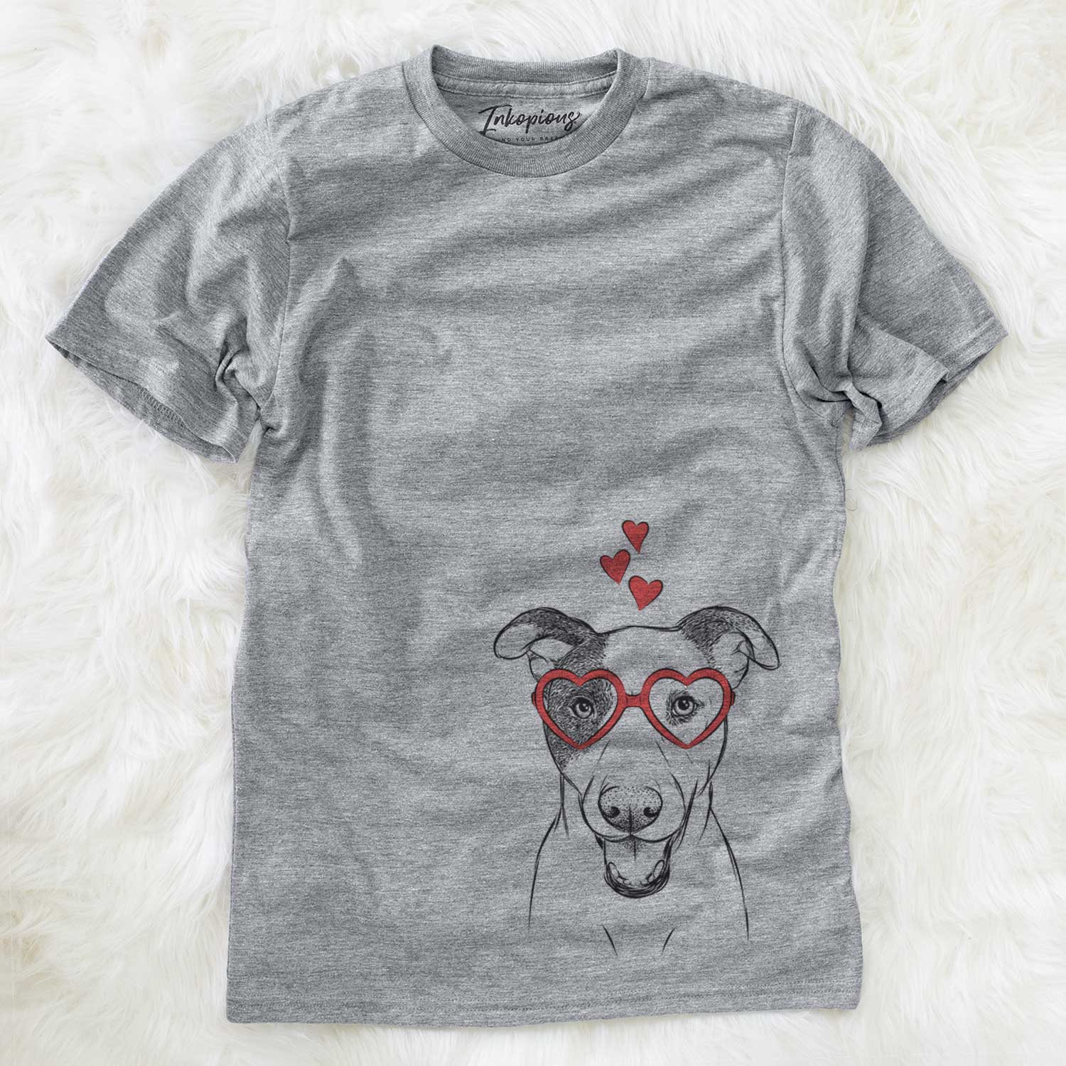 Valentine Bucky the Mixed Breed - Unisex Crewneck
