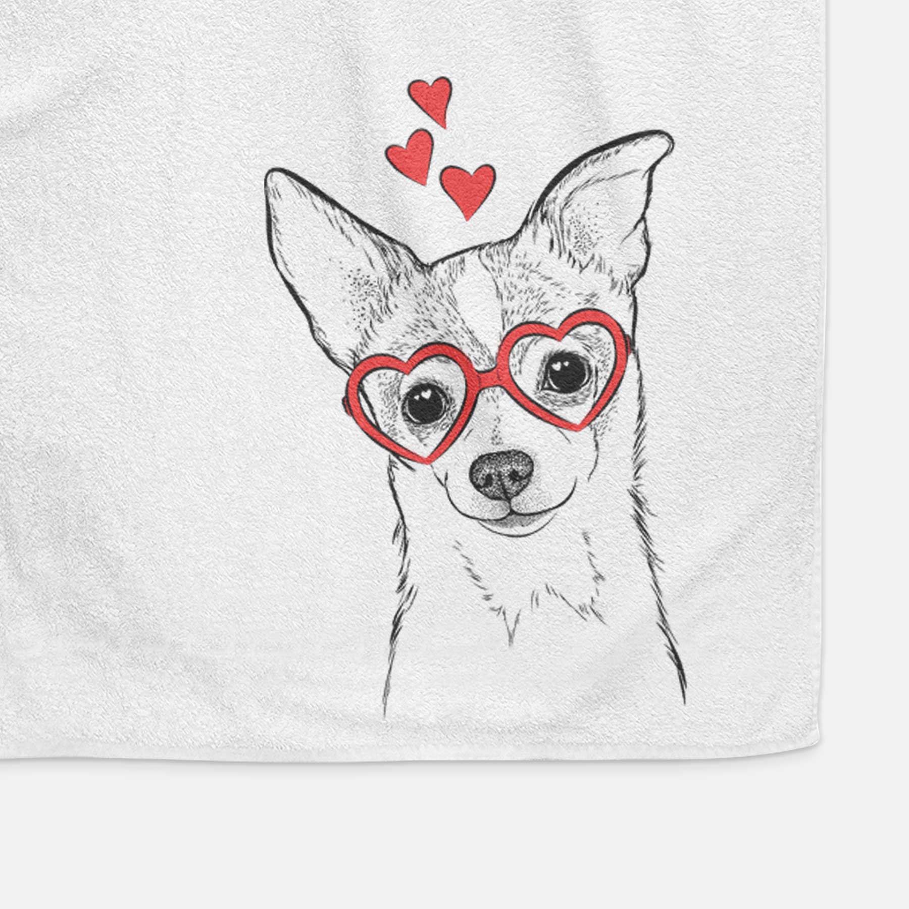 Buggy the Chihuahua Decorative Hand Towel