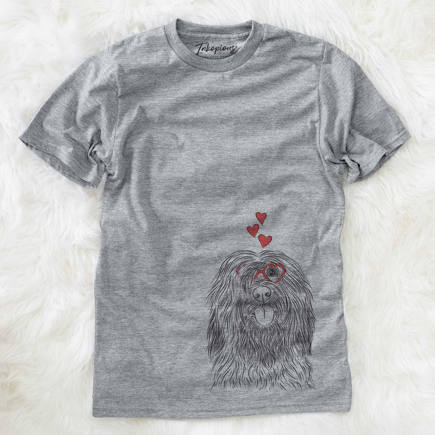 Valentine Bundy the Briard - Unisex Crewneck