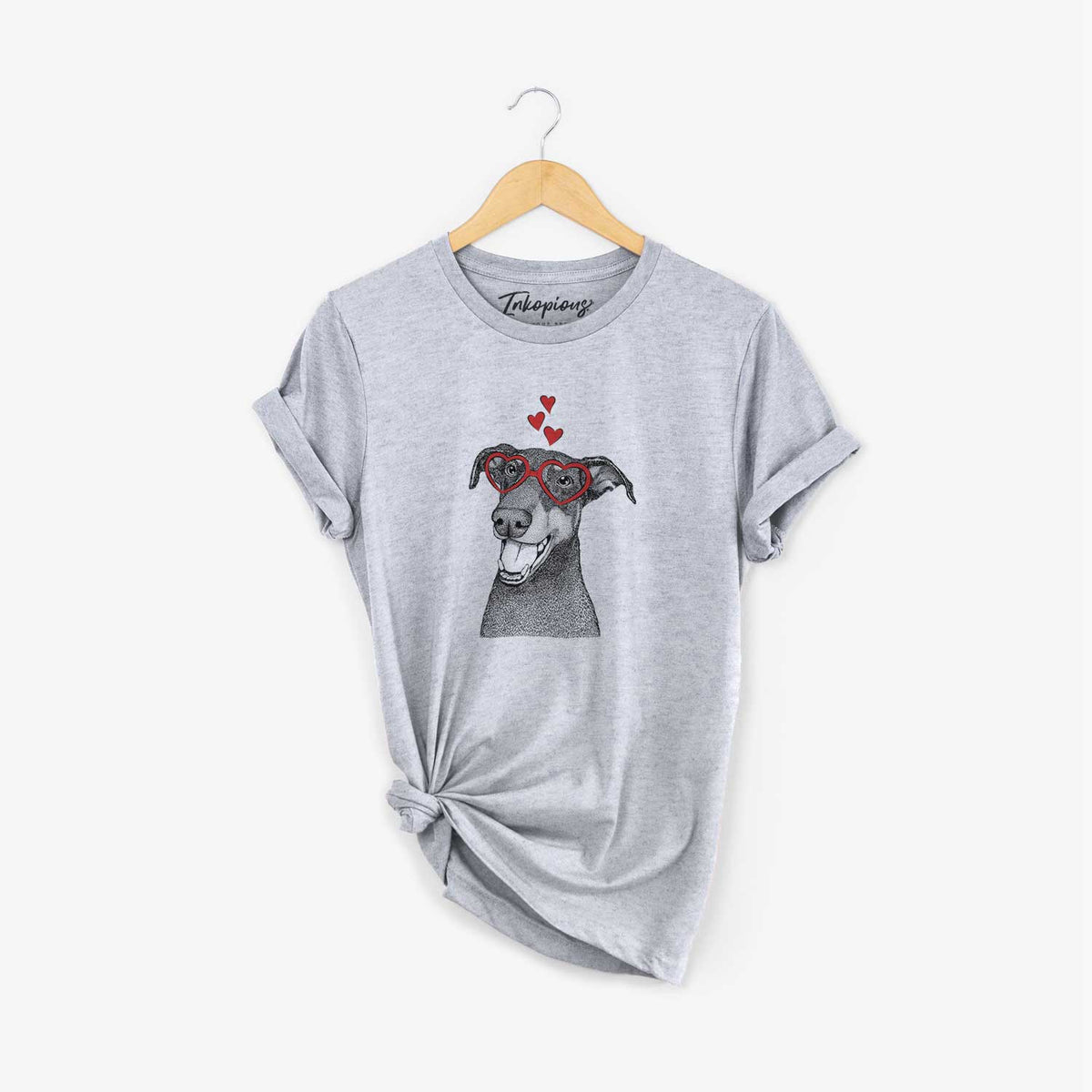 Valentine Bunnie the Doberman Pinscher - Unisex Crewneck