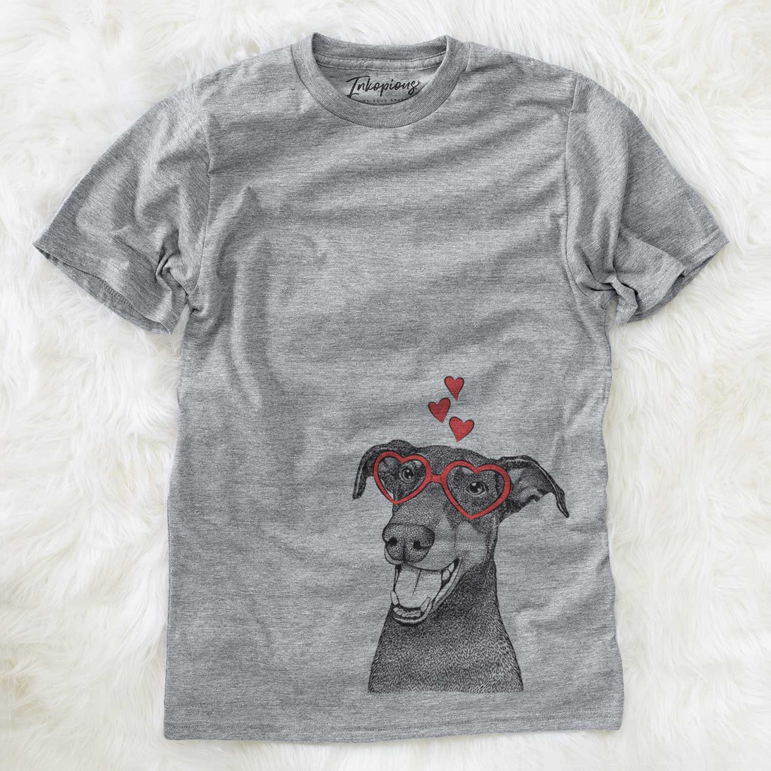Valentine Bunnie the Doberman Pinscher - Unisex Crewneck
