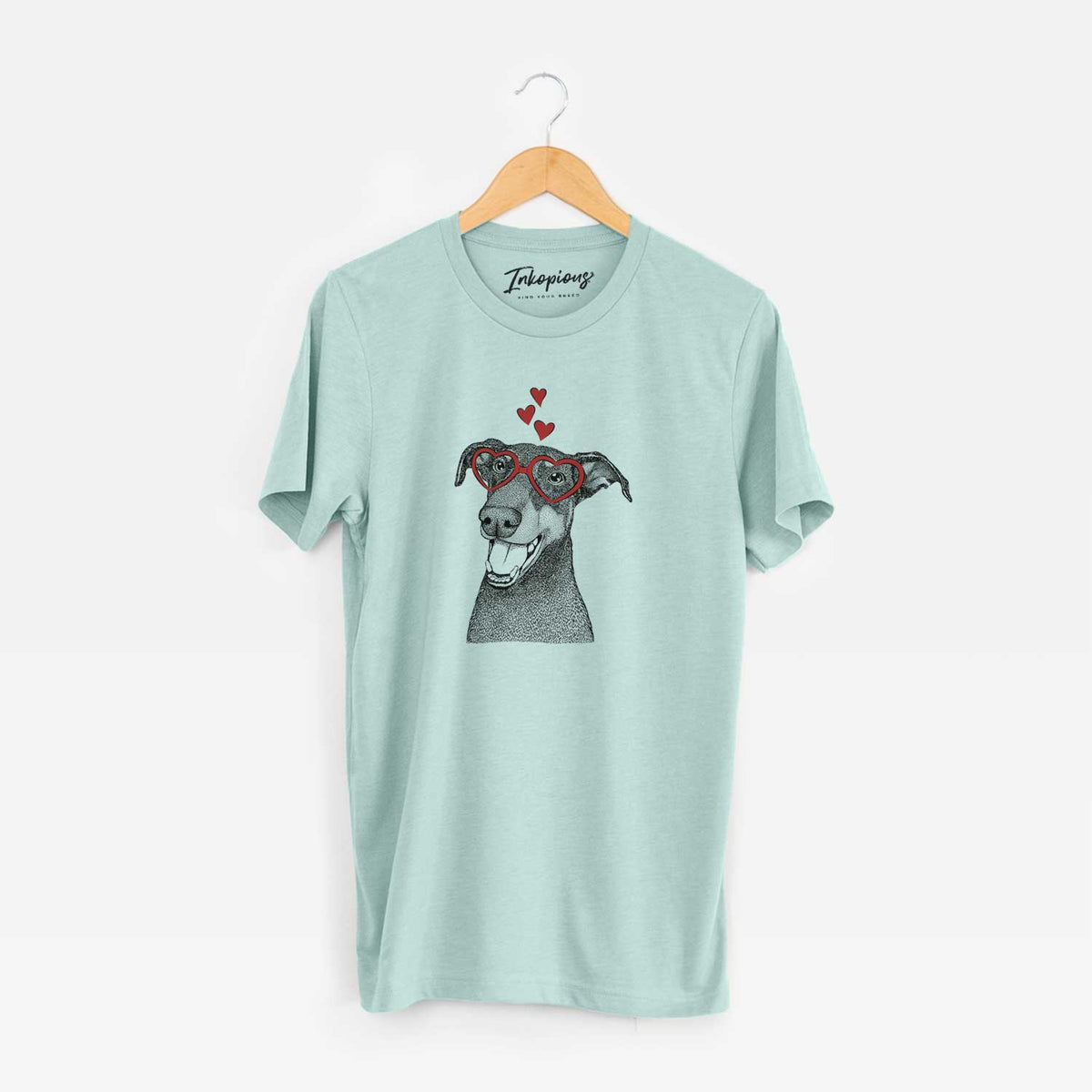 Valentine Bunnie the Doberman Pinscher - Unisex Crewneck