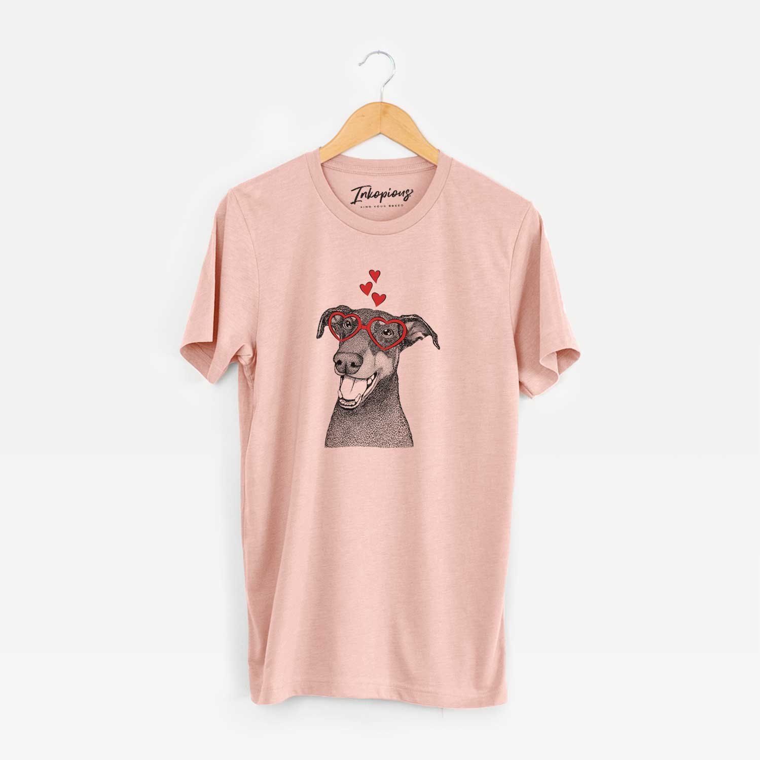 Valentine Bunnie the Doberman Pinscher - Unisex Crewneck