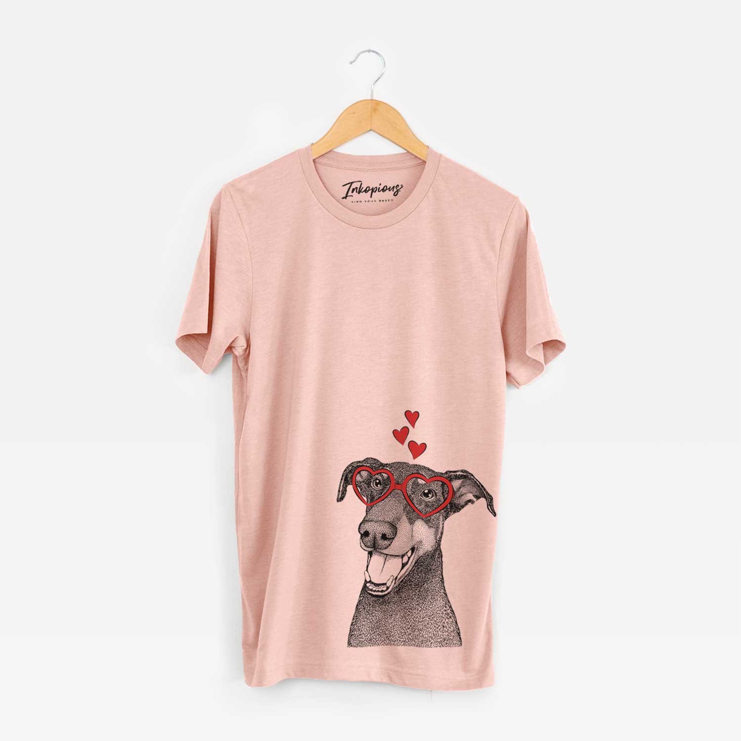 Valentine Bunnie the Doberman Pinscher - Unisex Crewneck