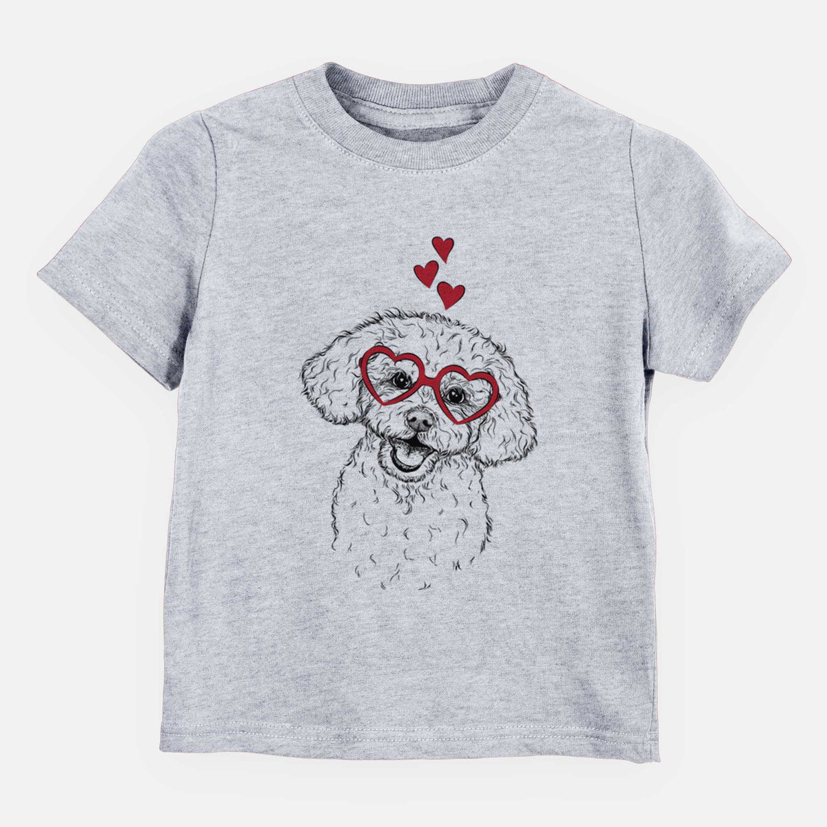Valentine Caesar the Bichon Frise - Kids/Youth/Toddler Shirt