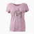 Valentine Caico the Samoyed - Women's V-neck Shirt