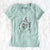 Valentine Caico the Samoyed - Women's V-neck Shirt