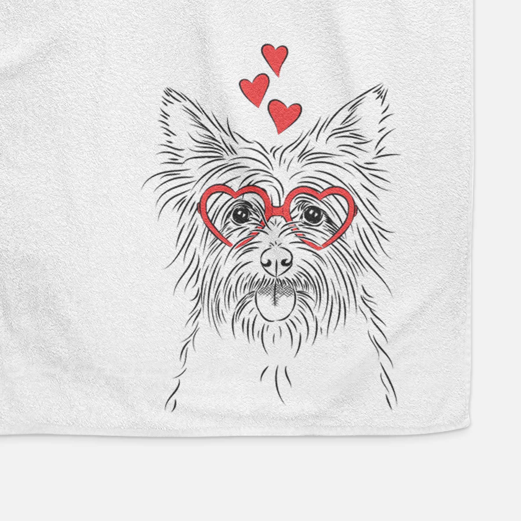 Calum the Cairn Terrier Decorative Hand Towel