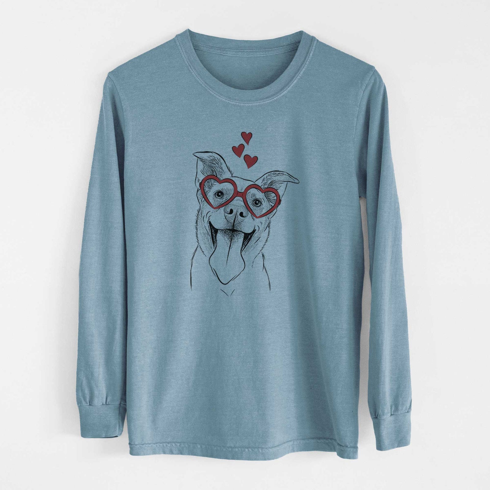 Valentine Candy the Mixed Breed - Heavyweight 100% Cotton Long Sleeve