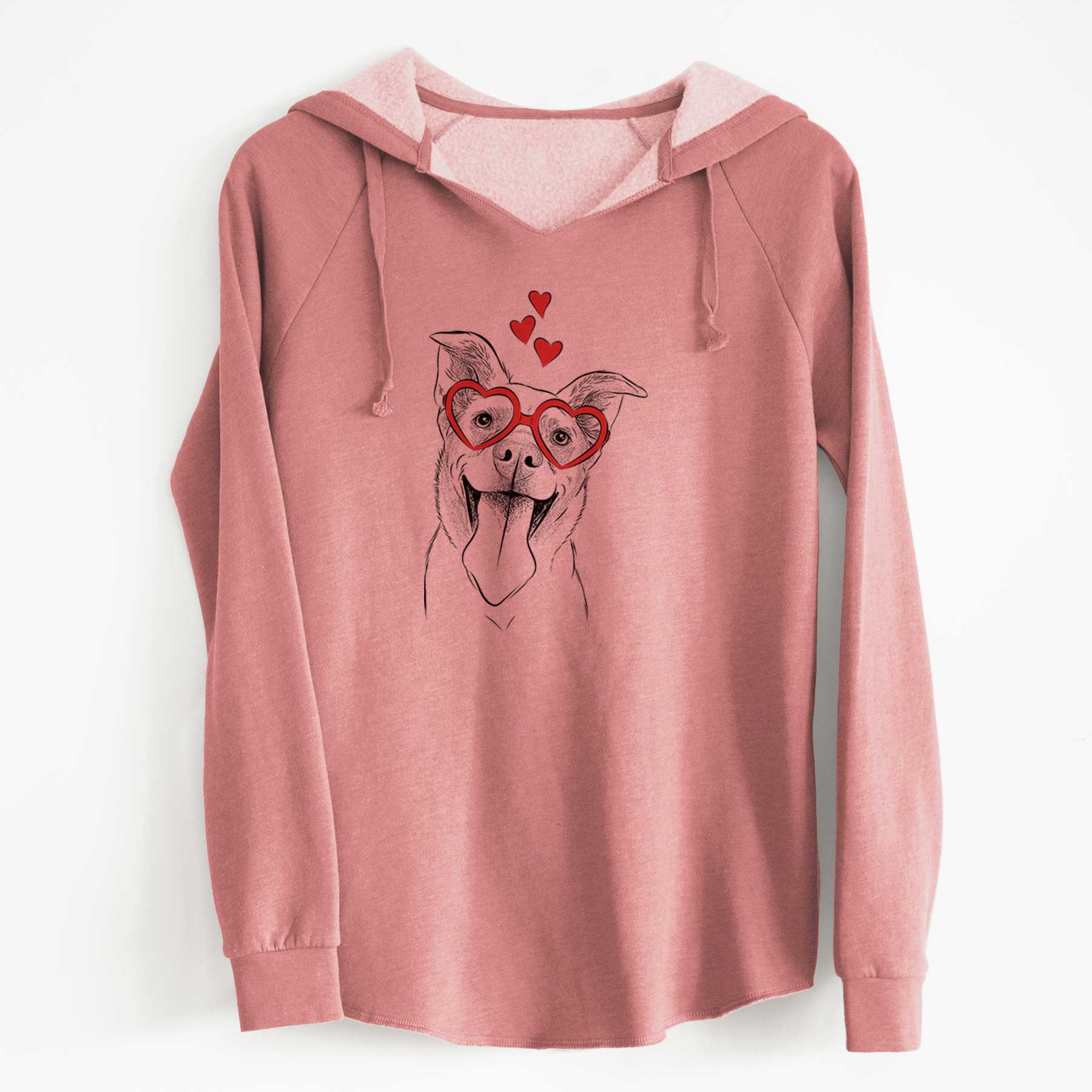 Valentine Candy the Mixed Breed - Cali Wave Hooded Sweatshirt