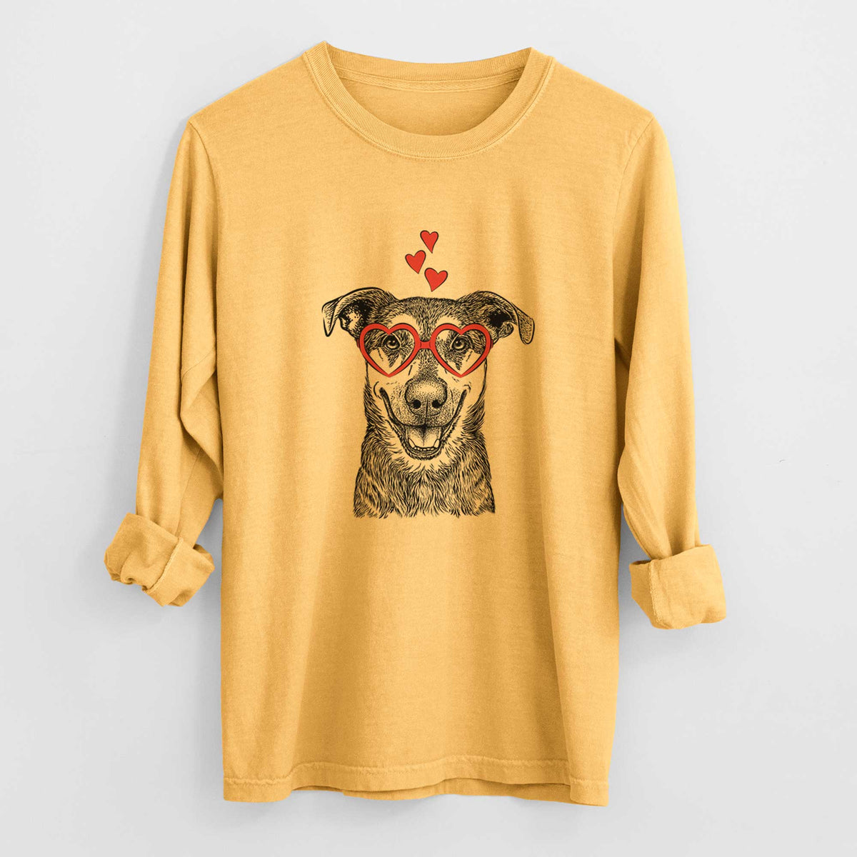 Valentine Case the Mixed Breed - Heavyweight 100% Cotton Long Sleeve