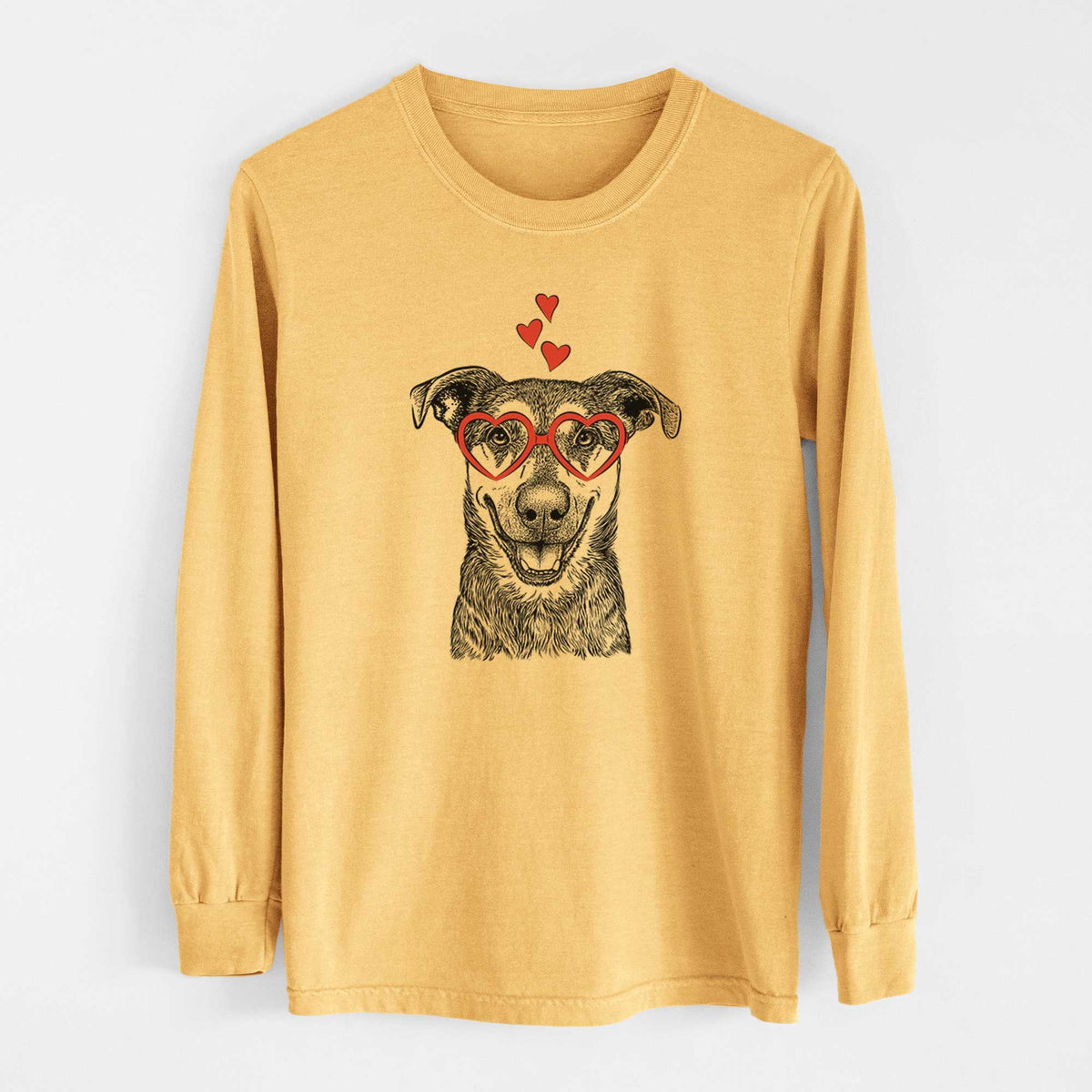 Valentine Case the Mixed Breed - Heavyweight 100% Cotton Long Sleeve