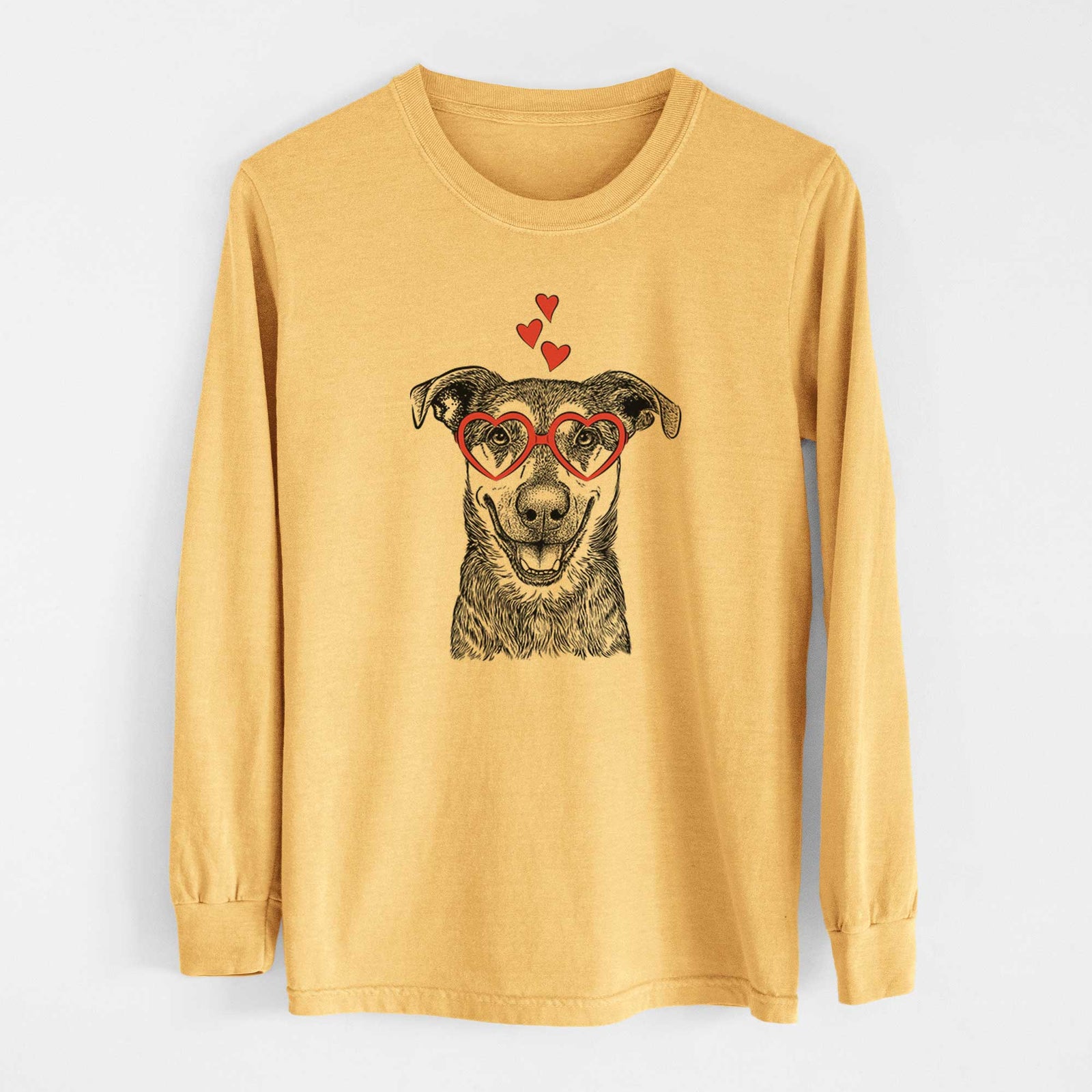 Valentine Case the Mixed Breed - Heavyweight 100% Cotton Long Sleeve