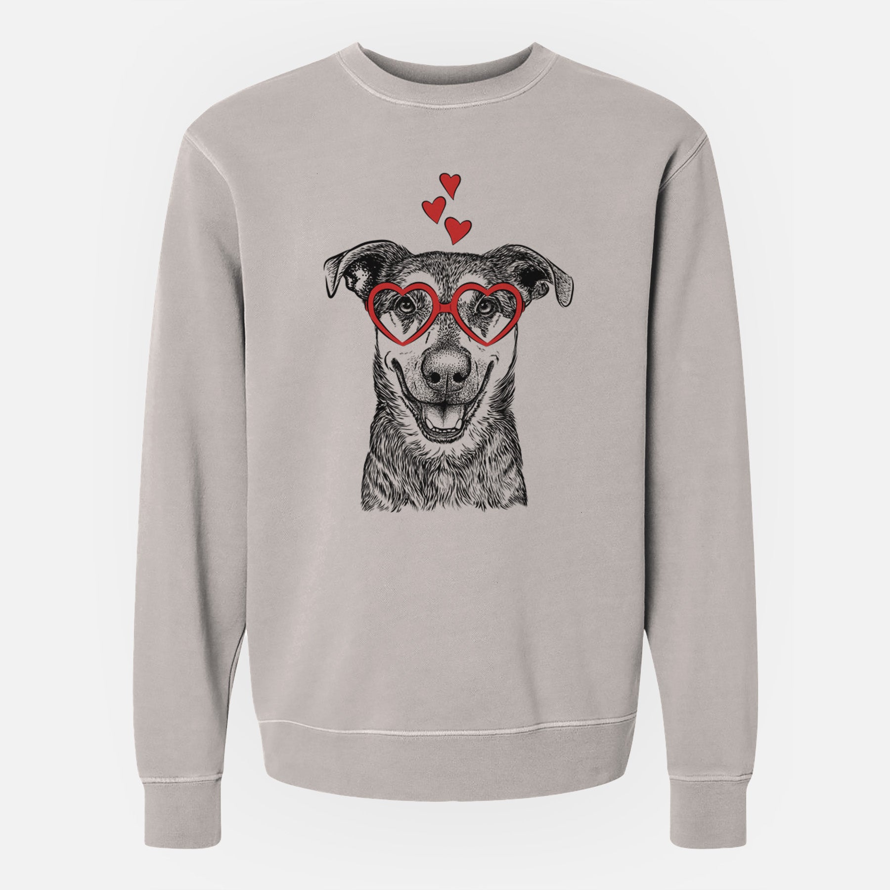 Valentine Case the Mixed Breed - Unisex Pigment Dyed Crew Sweatshirt