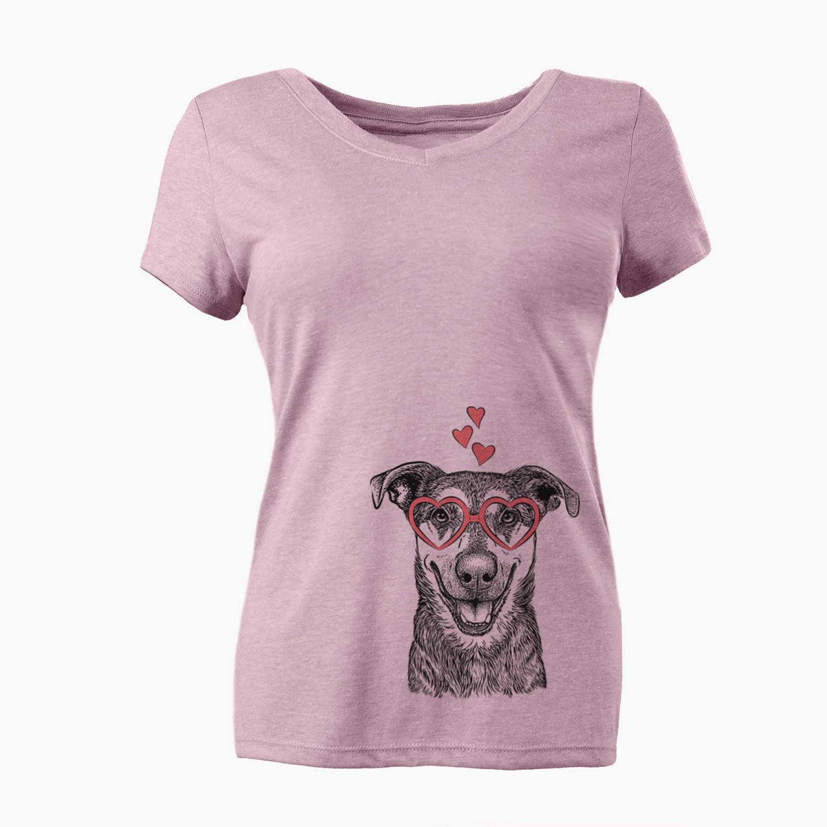 Case the Mixed Breed - Women's V-neck Shirt