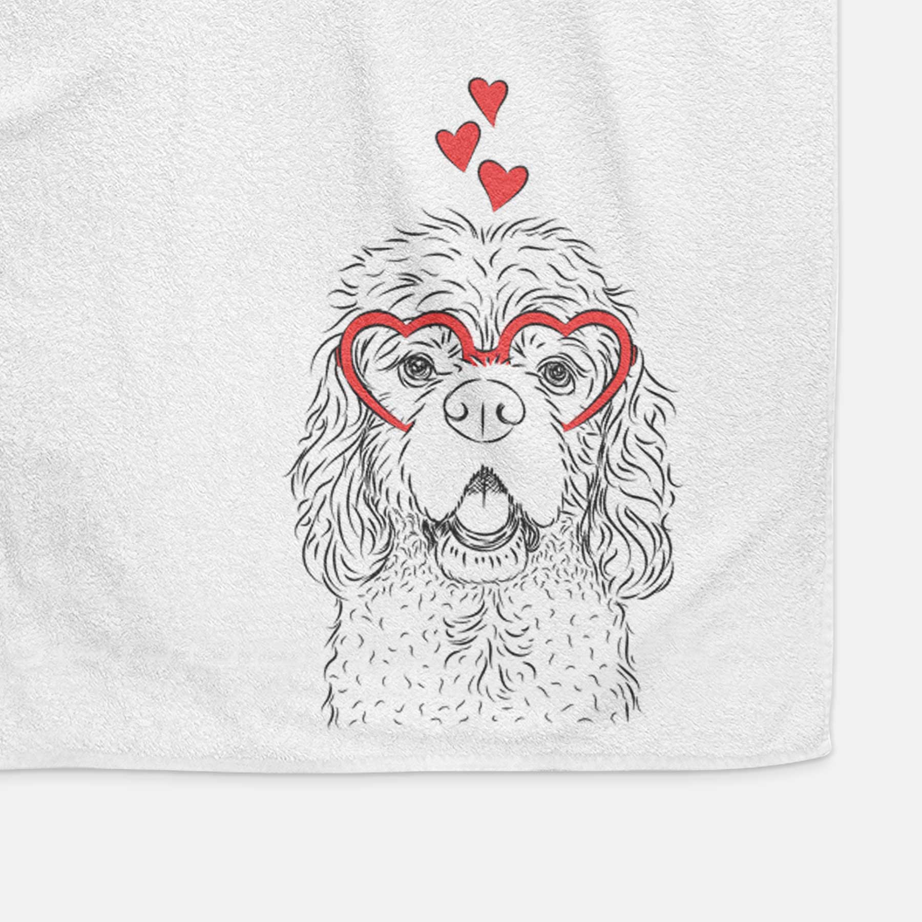 Casey the American Cocker Spaniel Decorative Hand Towel