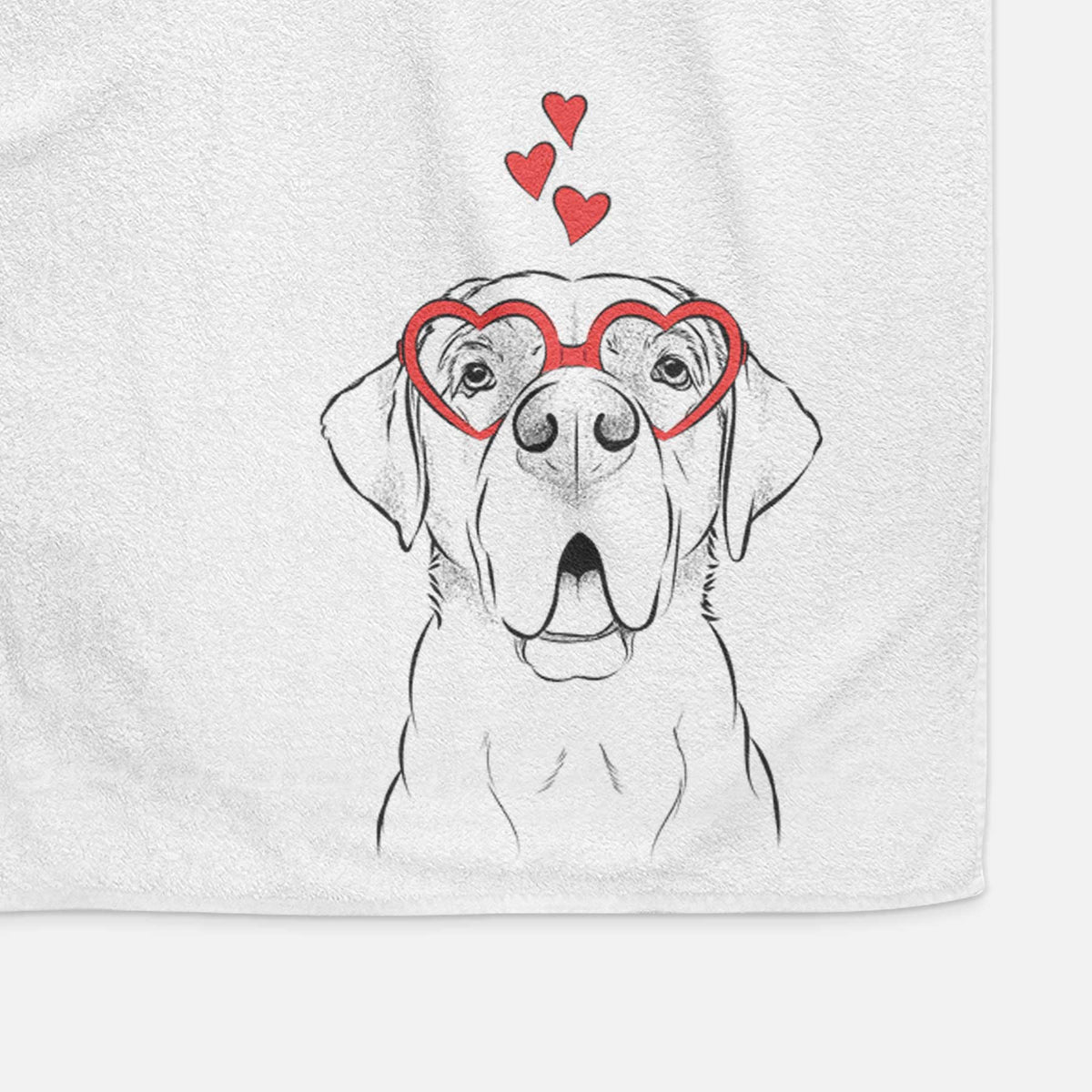 Ceasar the Labrador Hound Mix Decorative Hand Towel