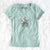 Valentine Cedric the Abyssinian Cat - Women's V-neck Shirt