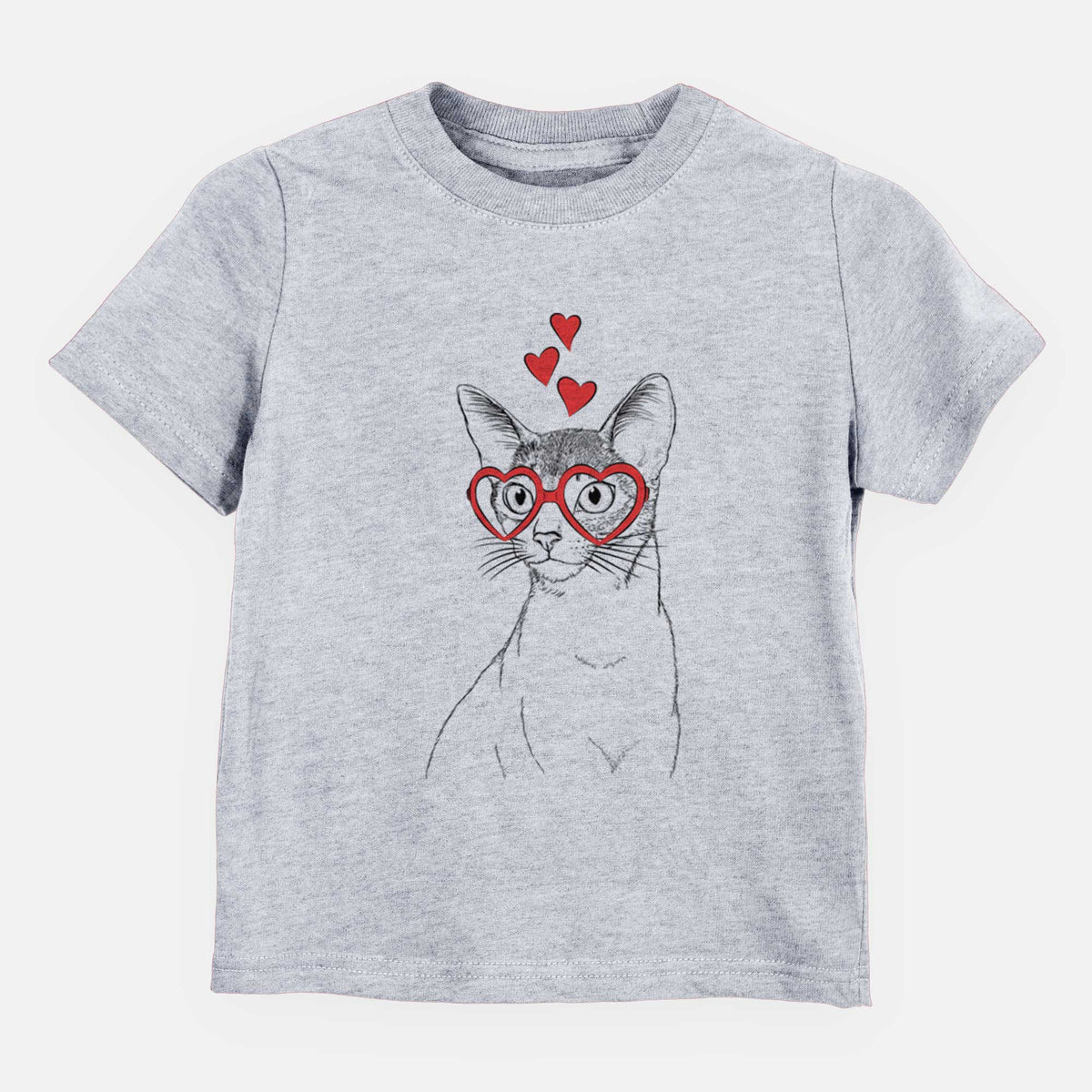 Valentine Cedric the Abyssinian Cat - Kids/Youth/Toddler Shirt