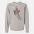 Valentine Cedrick the Giraffe - Unisex Pigment Dyed Crew Sweatshirt