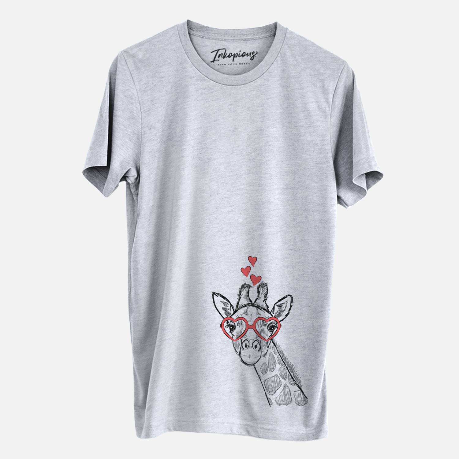 Valentine Cedrick the Giraffe - Unisex Crewneck