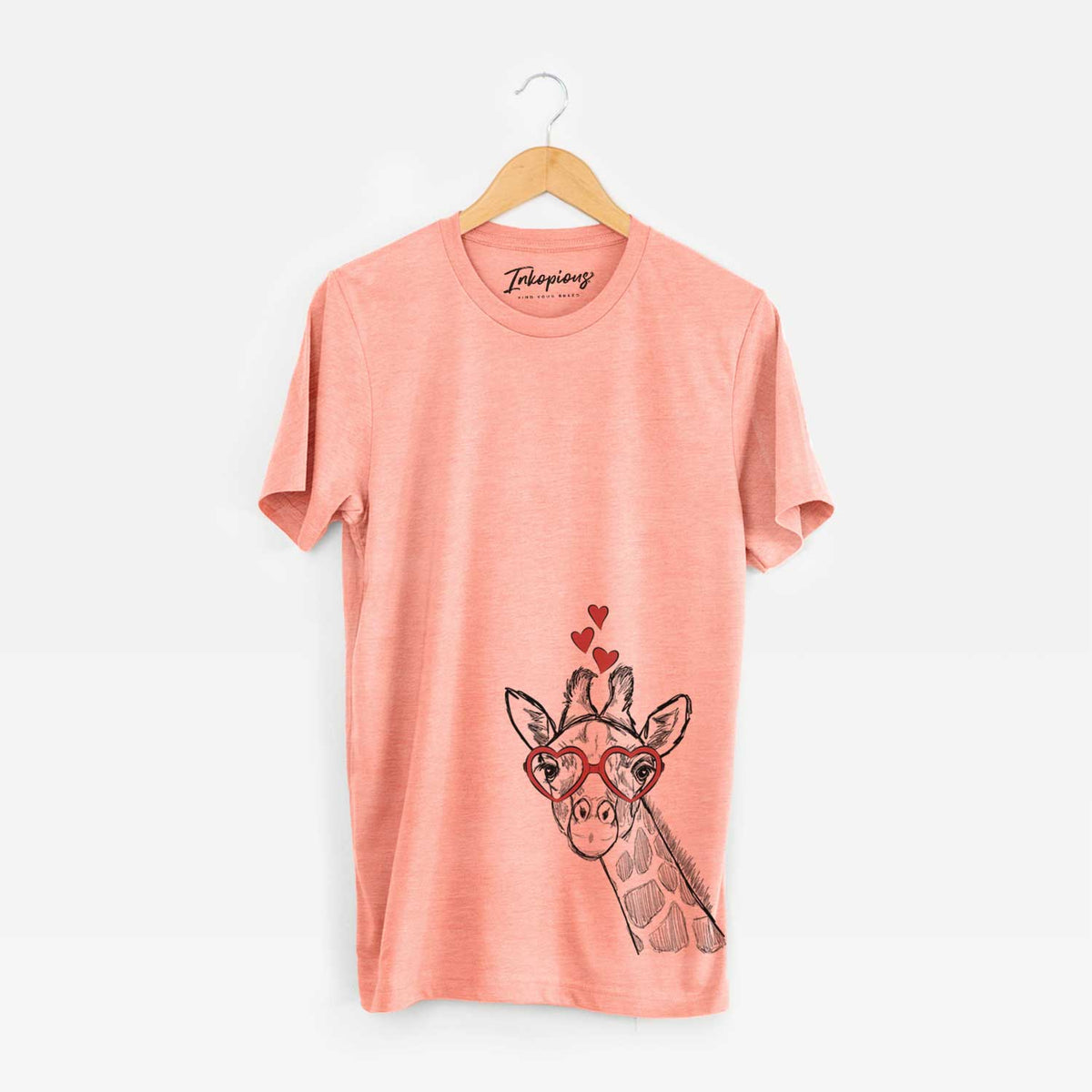 Valentine Cedrick the Giraffe - Unisex Crewneck