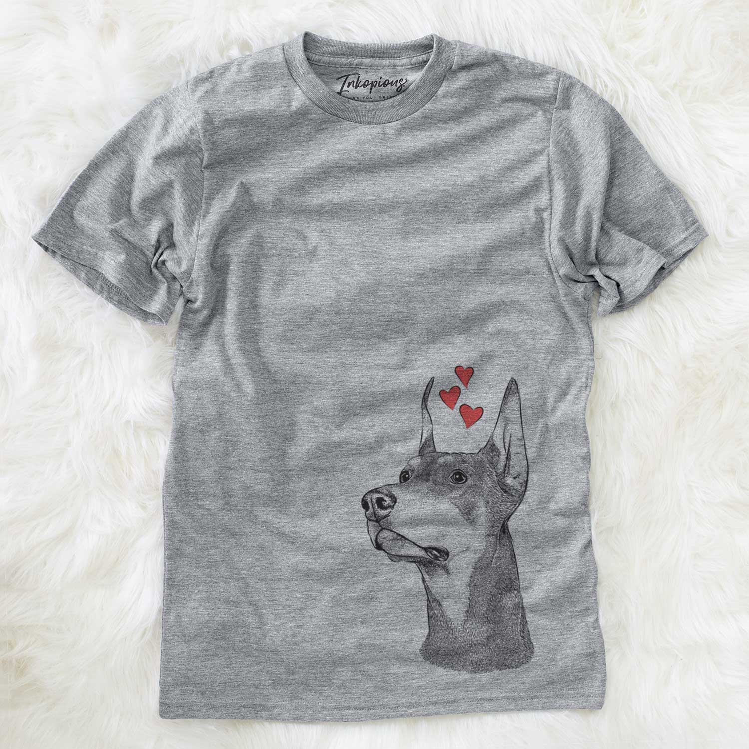 Valentine Cenza the Doberman Pinscher - Unisex Crewneck