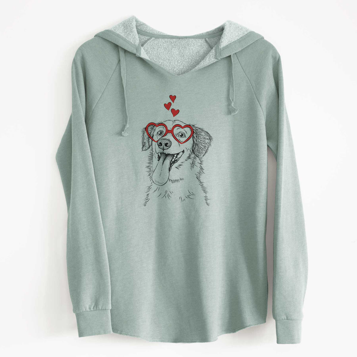 Valentine Charles Xavier the Mixed Breed - Cali Wave Hooded Sweatshirt