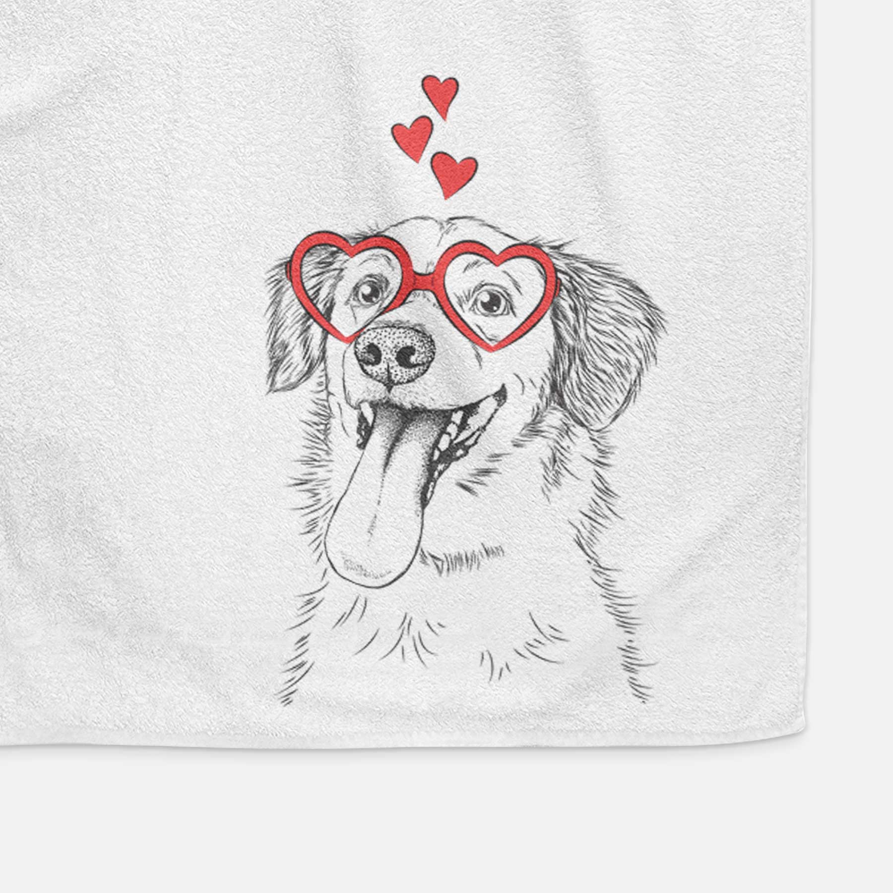 Charles Xavier the Mixed Breed Decorative Hand Towel