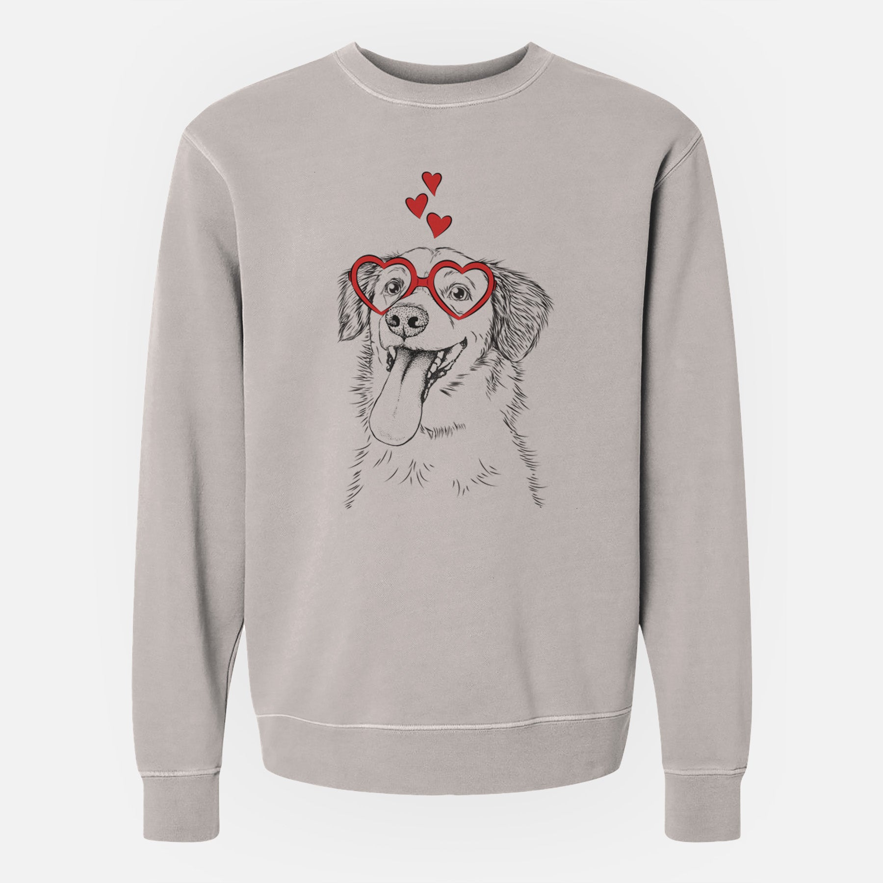 Valentine Charles Xavier the Mixed Breed - Unisex Pigment Dyed Crew Sweatshirt