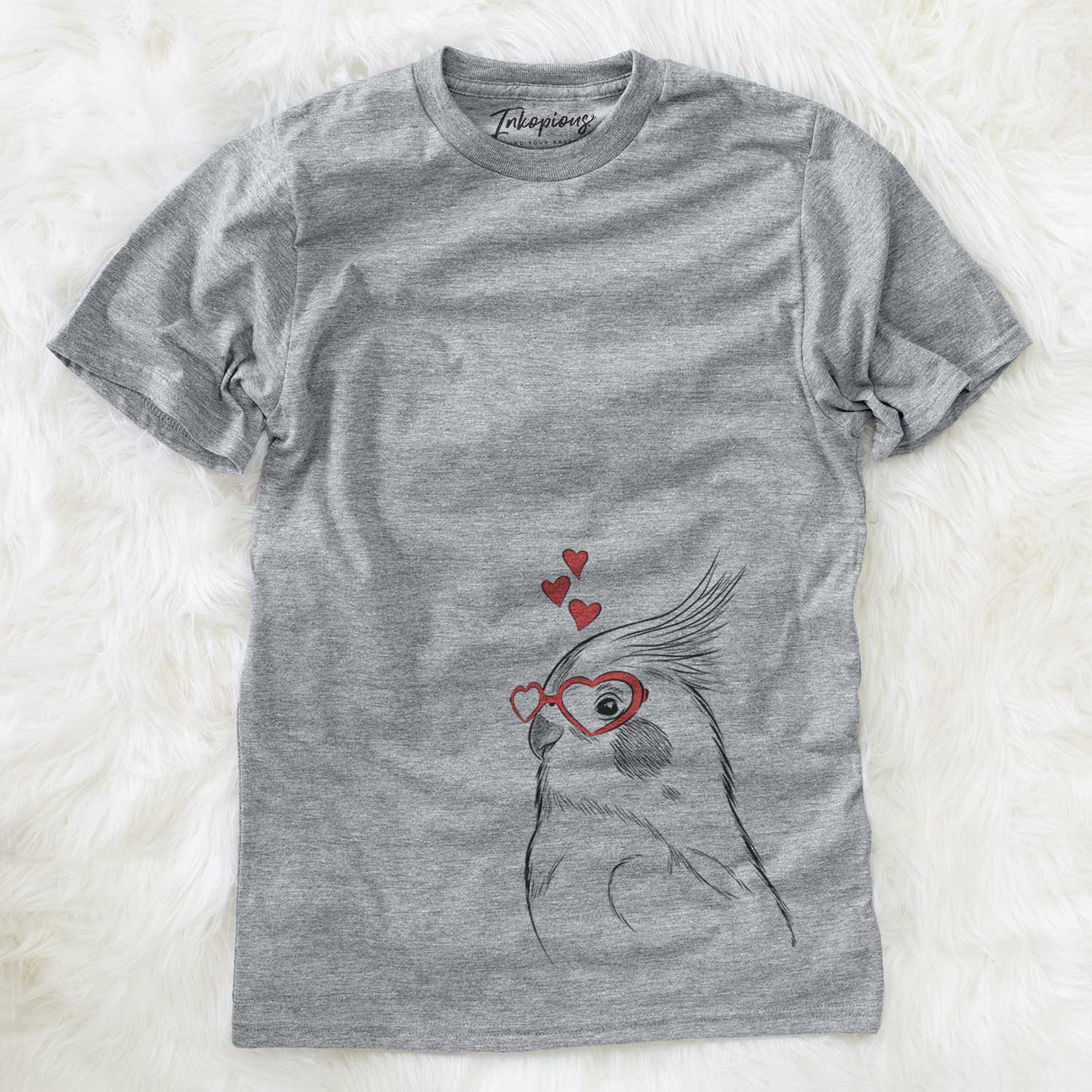 Valentine Charlie the Cockatiel - Unisex Crewneck