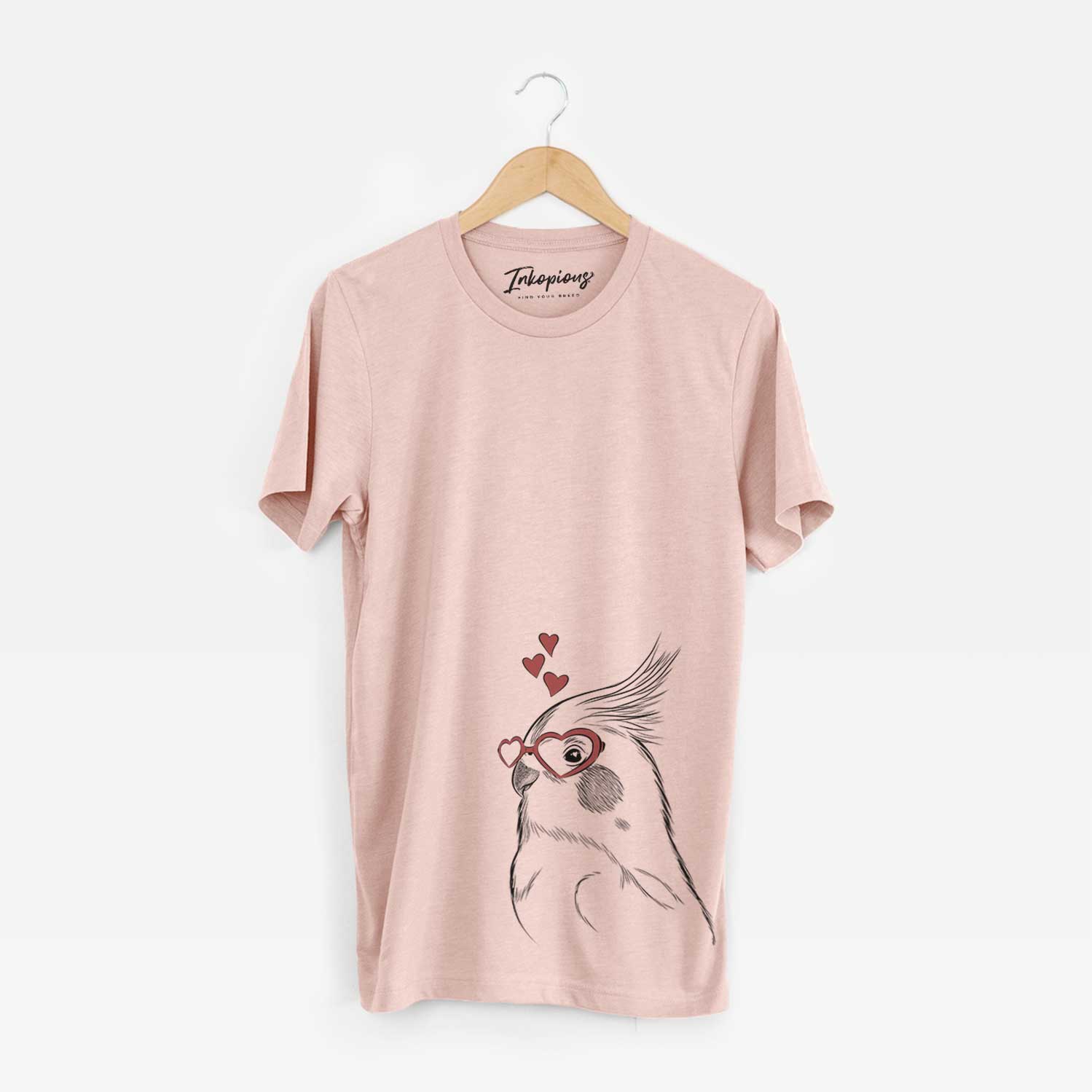 Valentine Charlie the Cockatiel - Unisex Crewneck