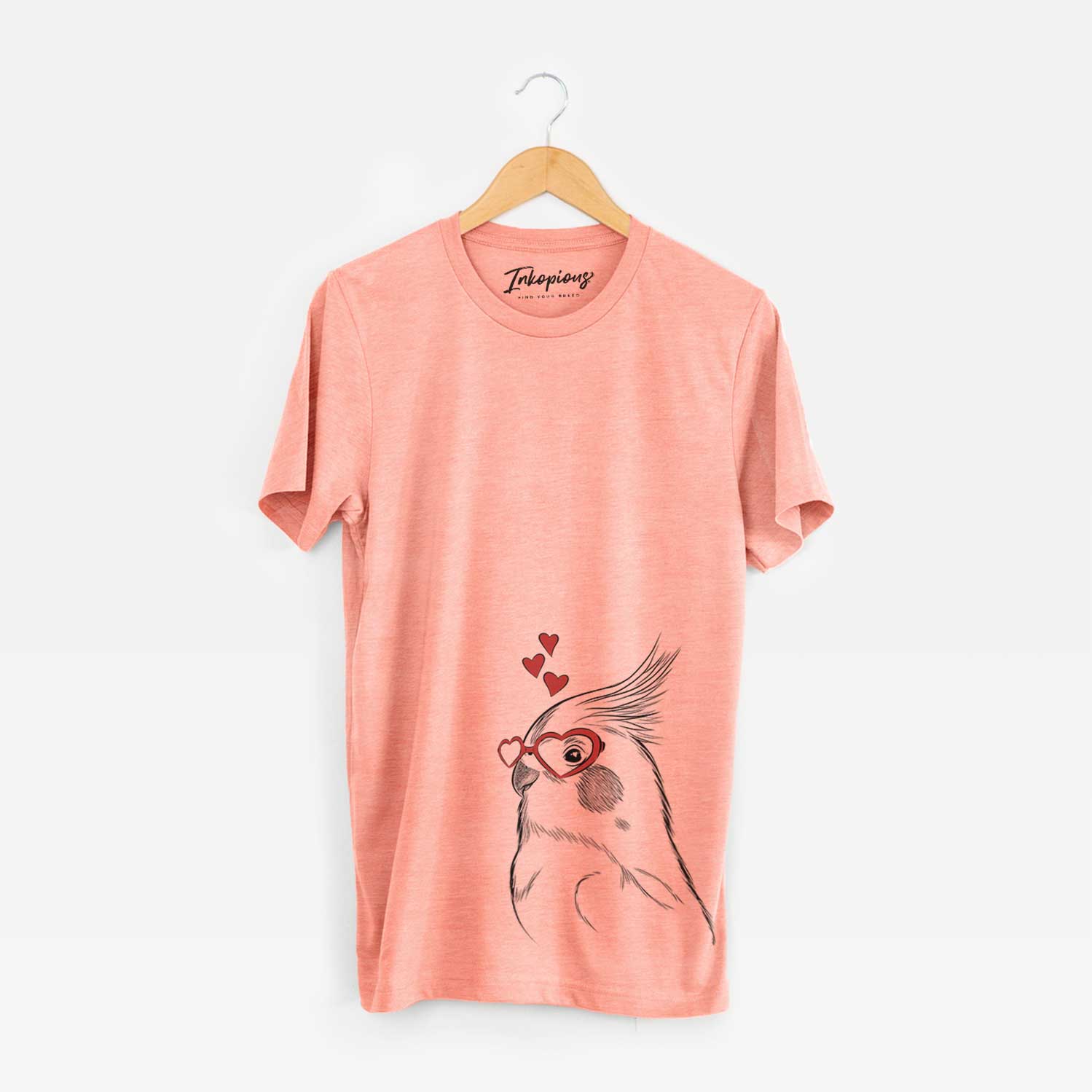 Valentine Charlie the Cockatiel - Unisex Crewneck