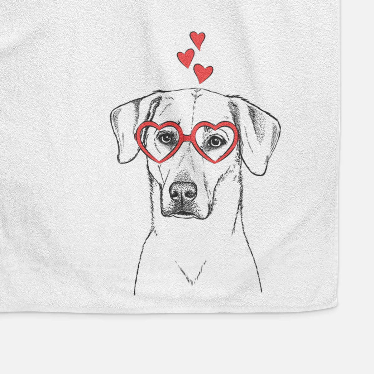 Charlie Girl the Yellow Lab Decorative Hand Towel