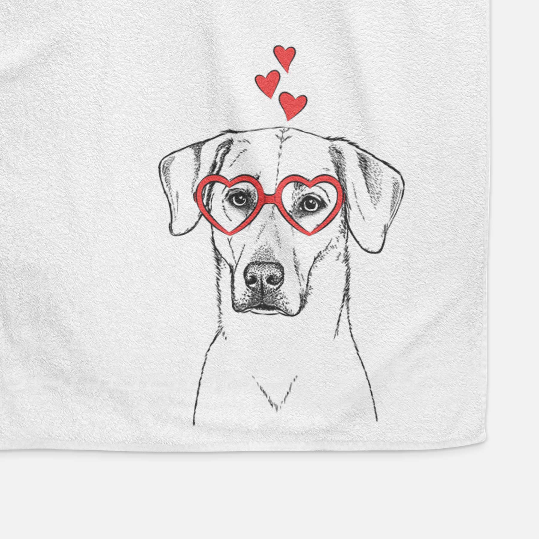 Charlie Girl the Yellow Lab Decorative Hand Towel