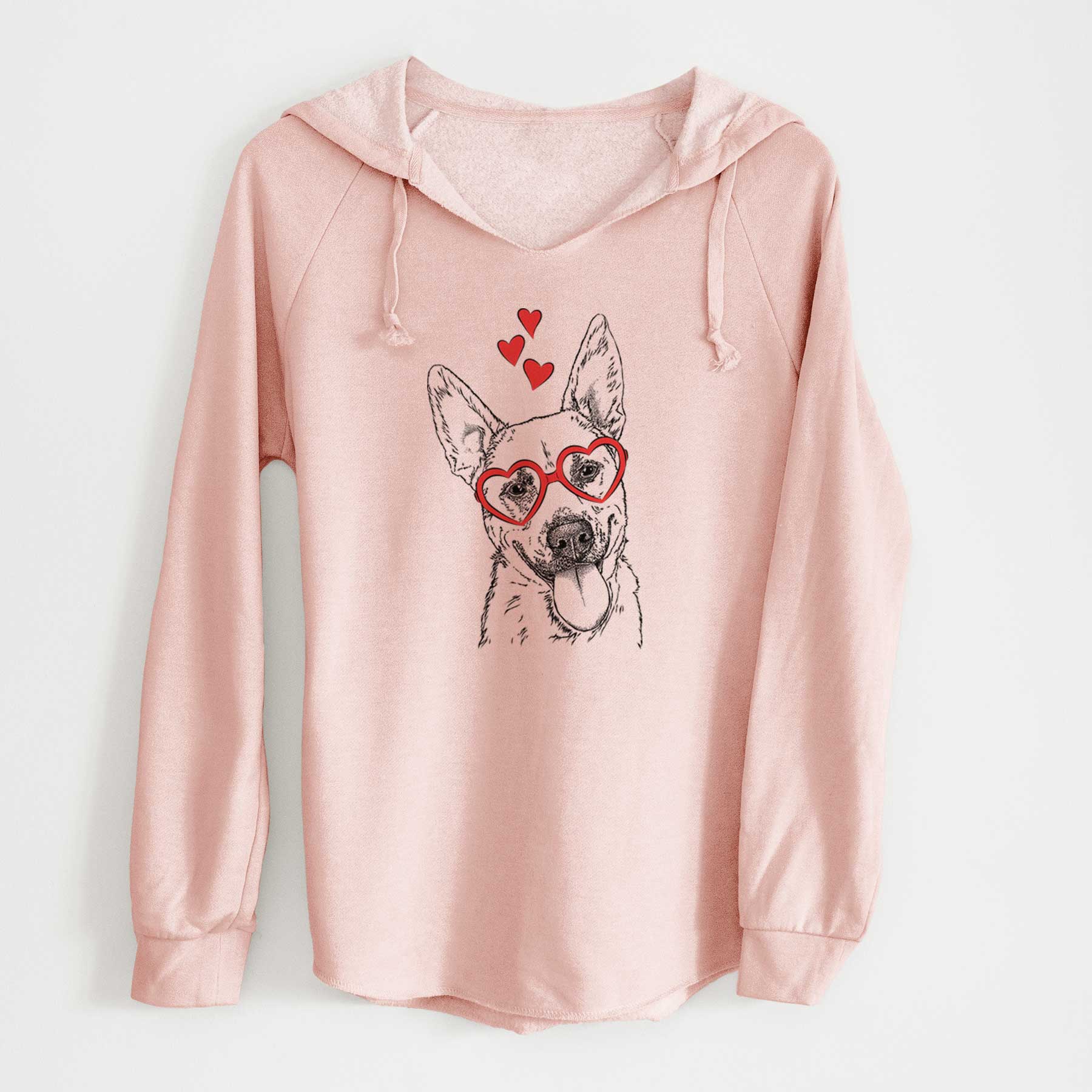 Valentine Charlie the Mixed Breed - Cali Wave Hooded Sweatshirt