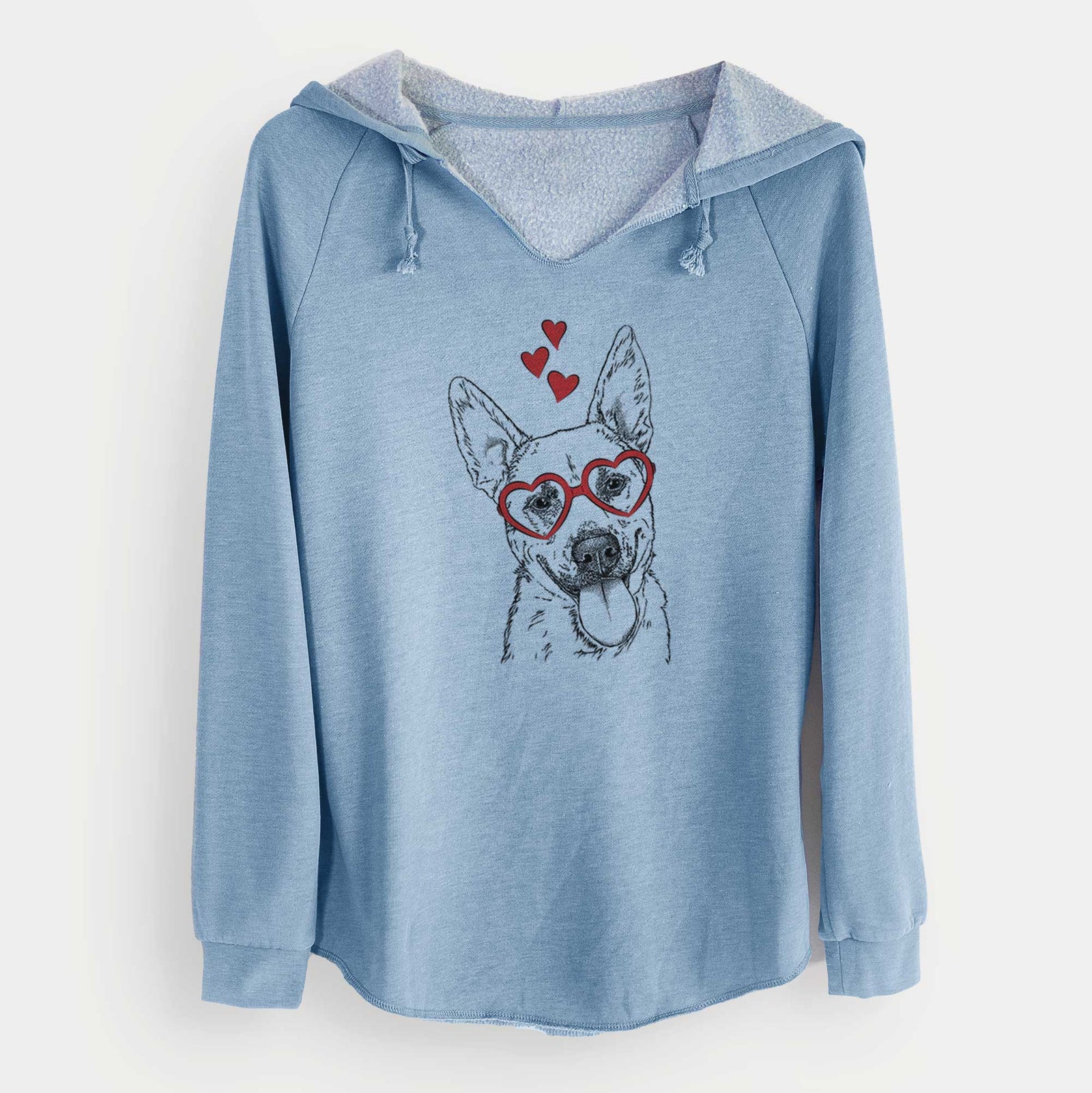 Valentine Charlie the Mixed Breed - Cali Wave Hooded Sweatshirt