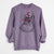 Valentine Cheddar the Chinchilla - Unisex Pigment Dyed Crew Sweatshirt