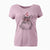 Valentine Cheddar the Chinchilla - Women's V-neck Shirt