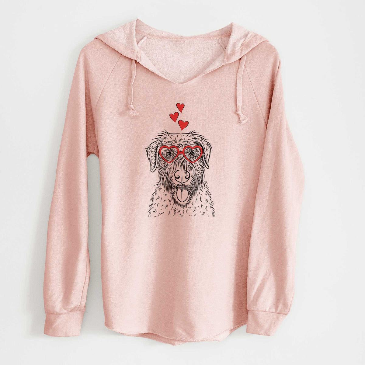 Valentine Chester the Soft Coated Wheaten Terrier - Cali Wave Hooded Sweatshirt