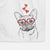 Chew Chew the French Bulldog Decorative Hand Towel