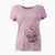 Valentine Chew Chew the French Bulldog - Women's V-neck Shirt