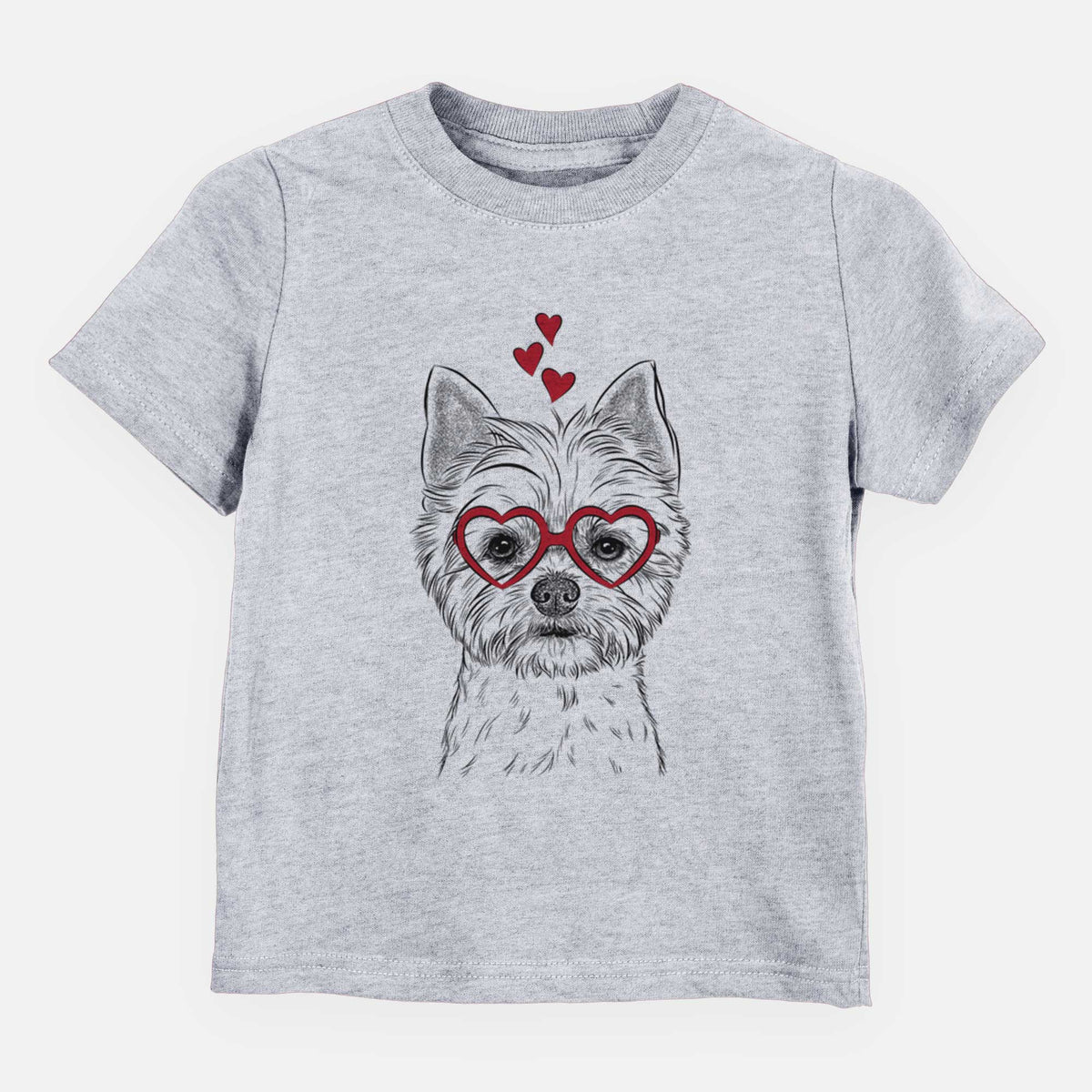 Valentine Chewy the Yorkshire Terrier - Kids/Youth/Toddler Shirt