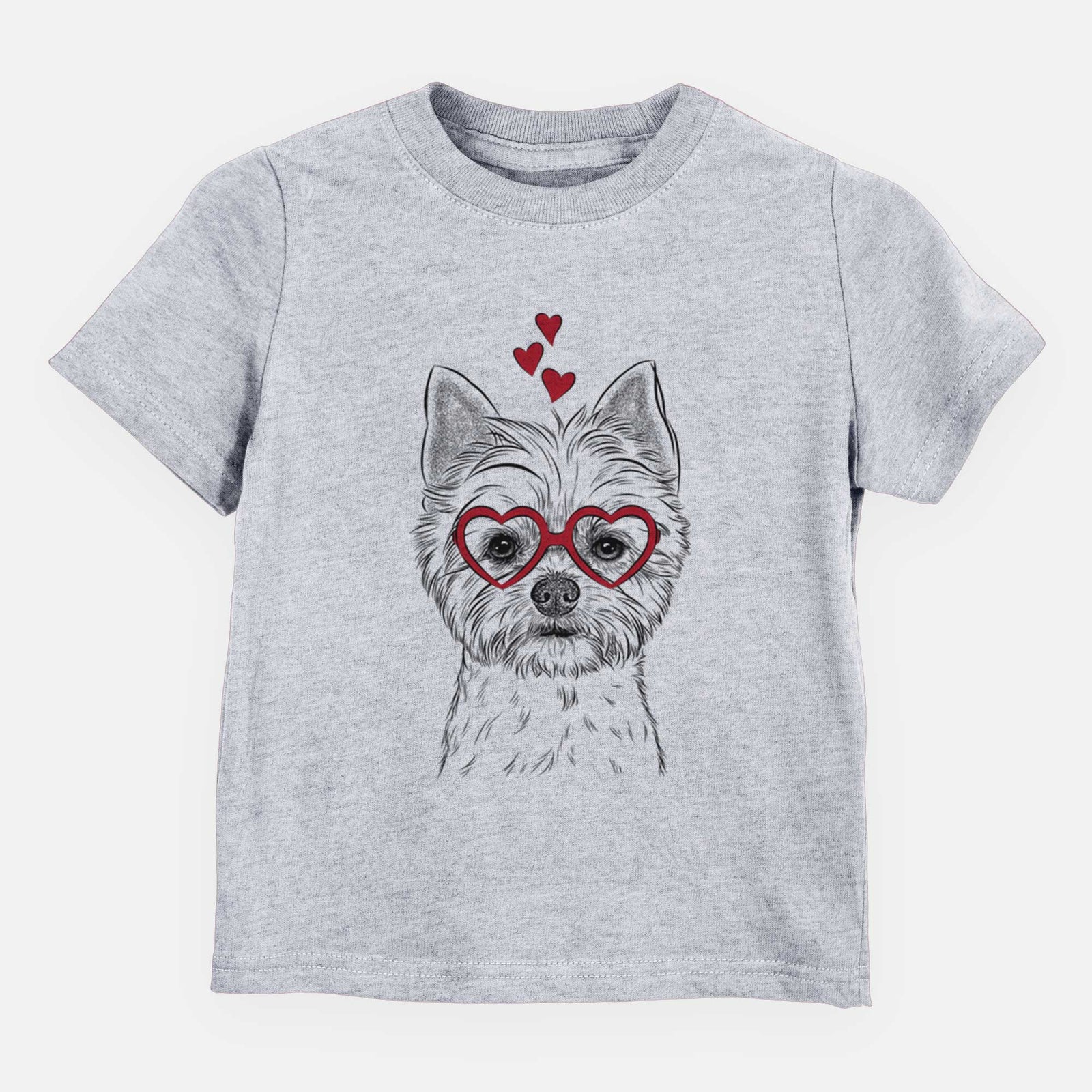 Valentine Chewy the Yorkshire Terrier - Kids/Youth/Toddler Shirt