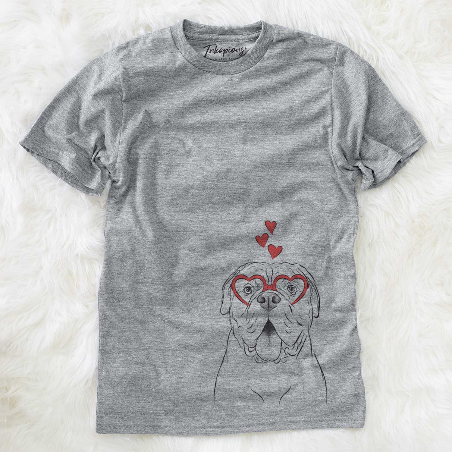 Valentine Chief the Boxer Bulldog Mix - Unisex Crewneck