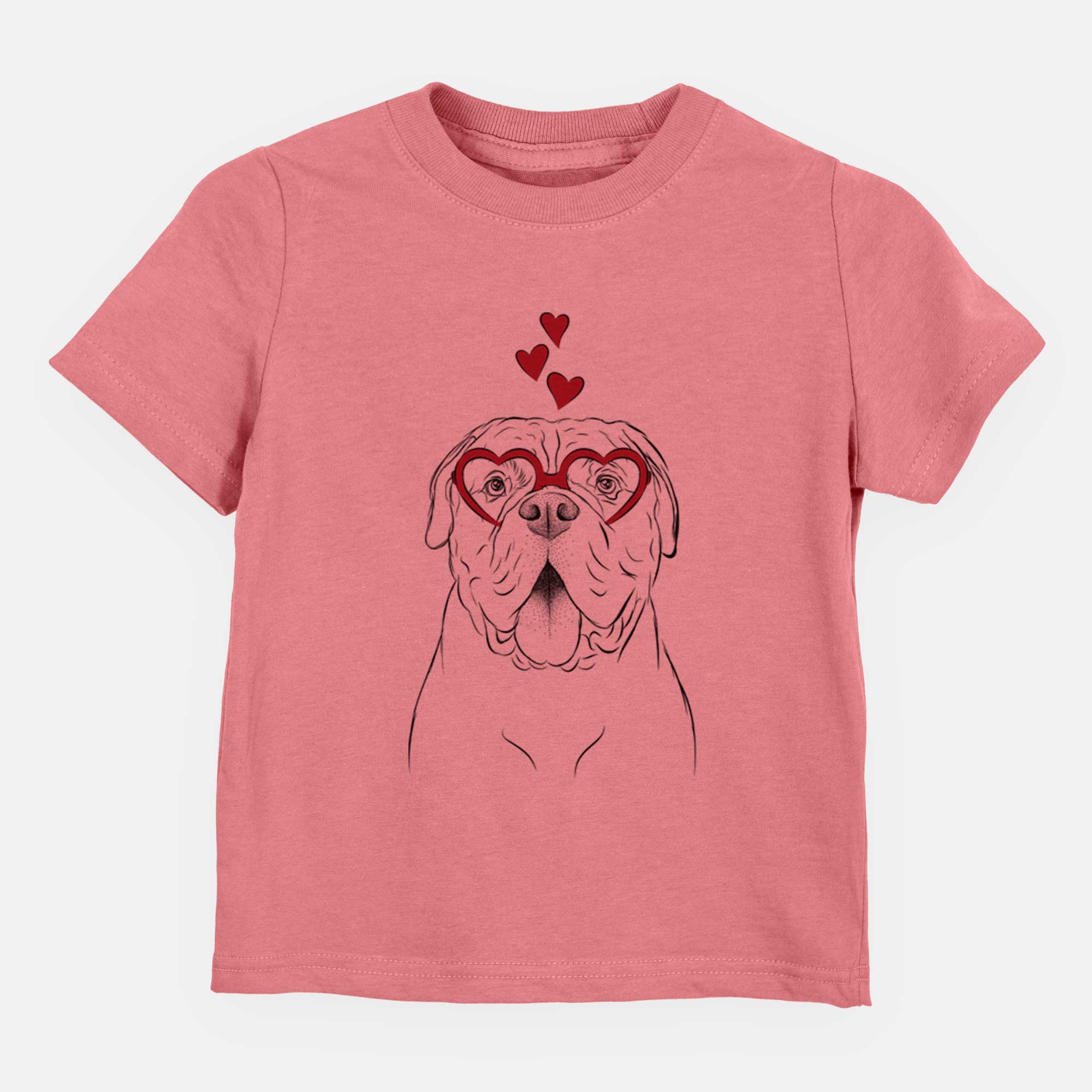 Valentine Chief the Boxer Bulldog Mix - Kids/Youth/Toddler Shirt